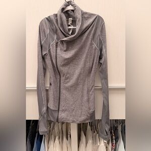 Lululemon Athletica Heather Gray Jacket, size 2